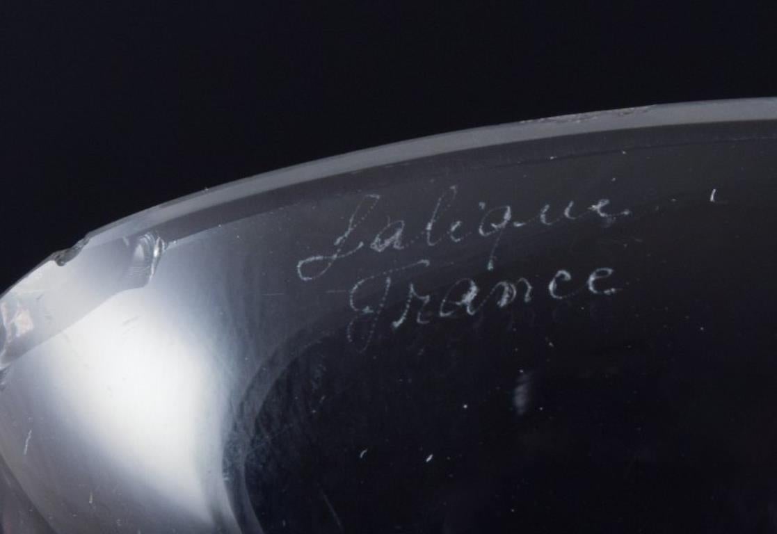 René Lalique (1860-1945), Frankreich. Ein Satz von neun Glasplatten.  Mitte des 20. Jahrhunderts im Angebot 3