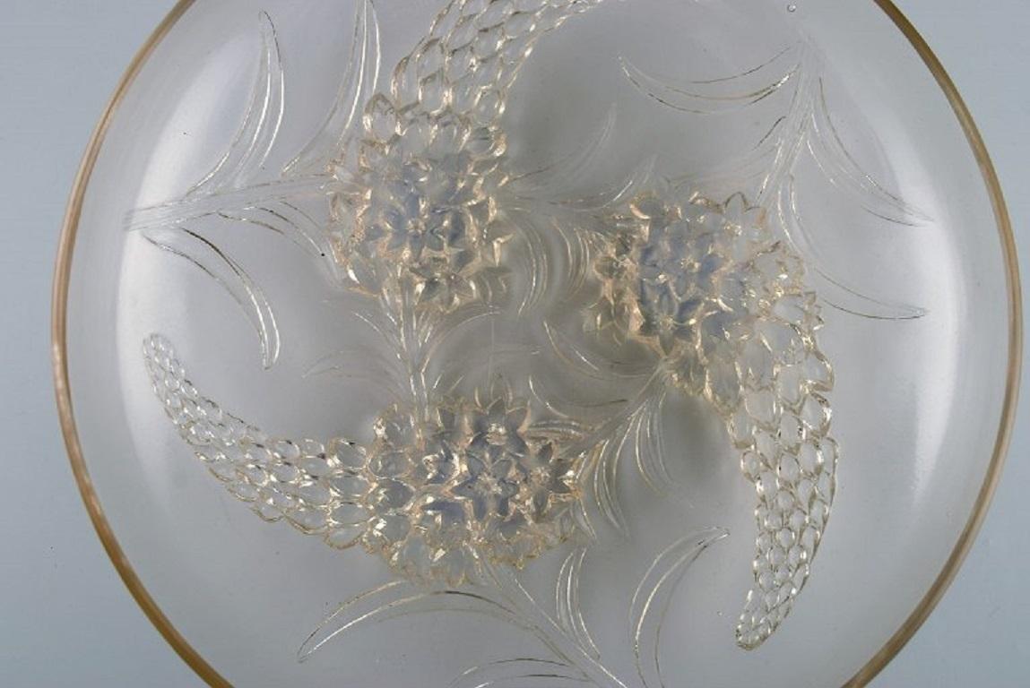 French René Lalique, France, Early and Rare Veronique Bowl