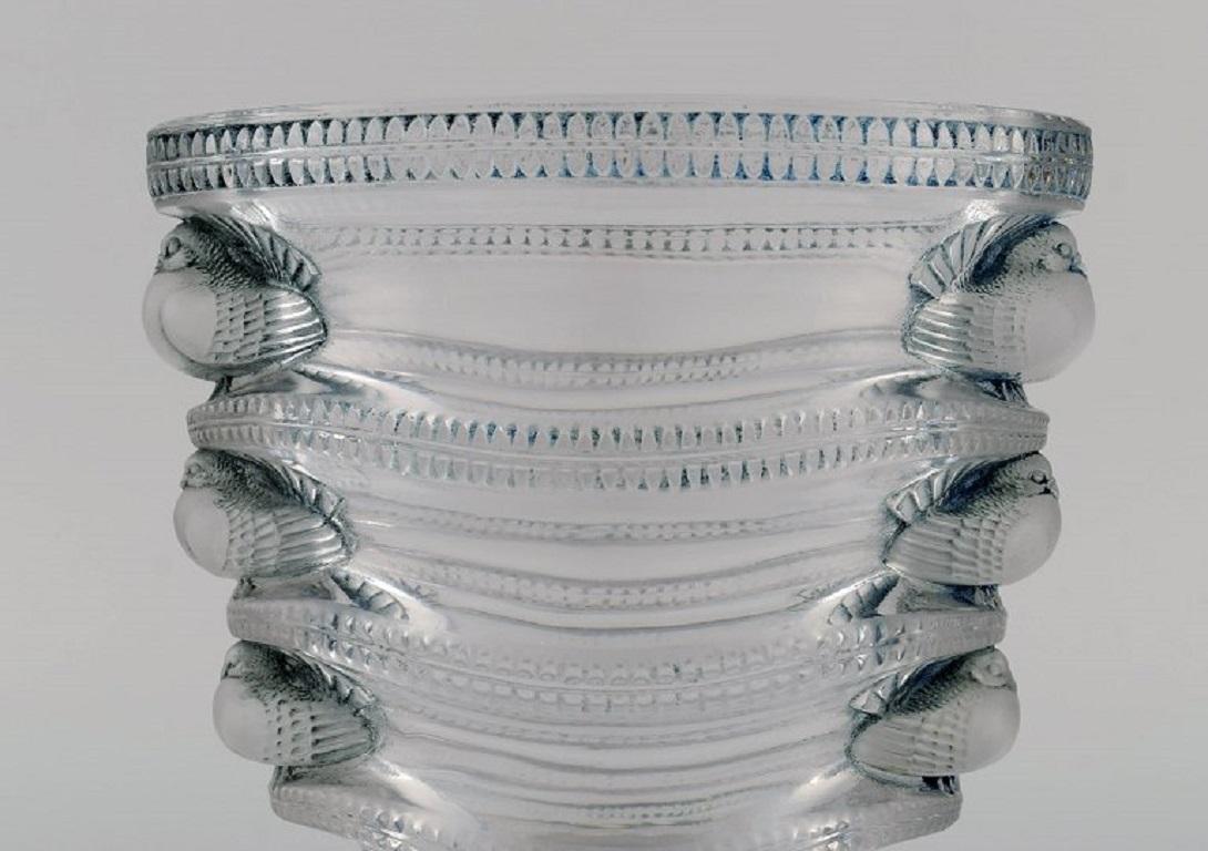 René Lalique, France, Early Saint-Marc Art Glass Vas In Excellent Condition For Sale In Copenhagen, DK