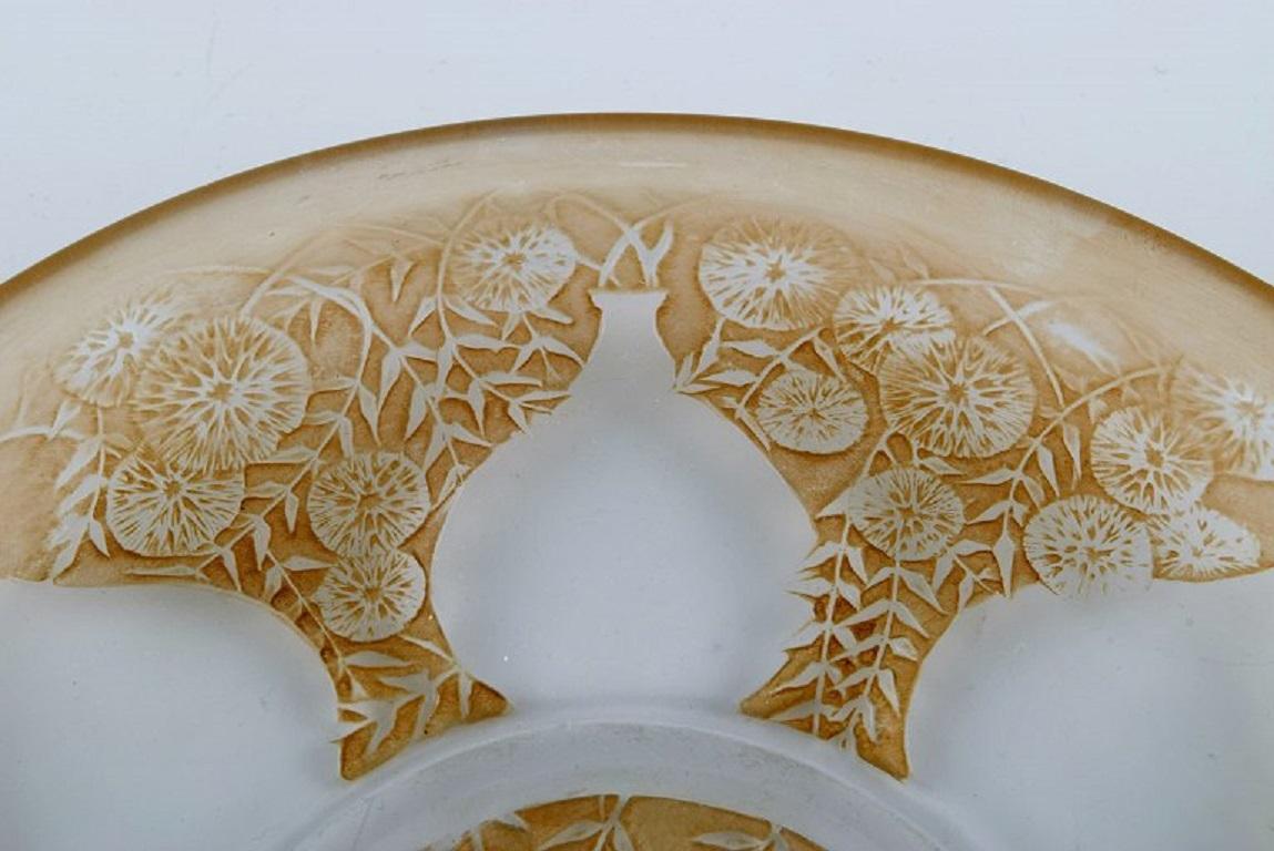 Français René Lalique, France, grand plat / bol 