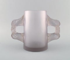 René Lalique, France, Rare and Early "Sylvia" Vase