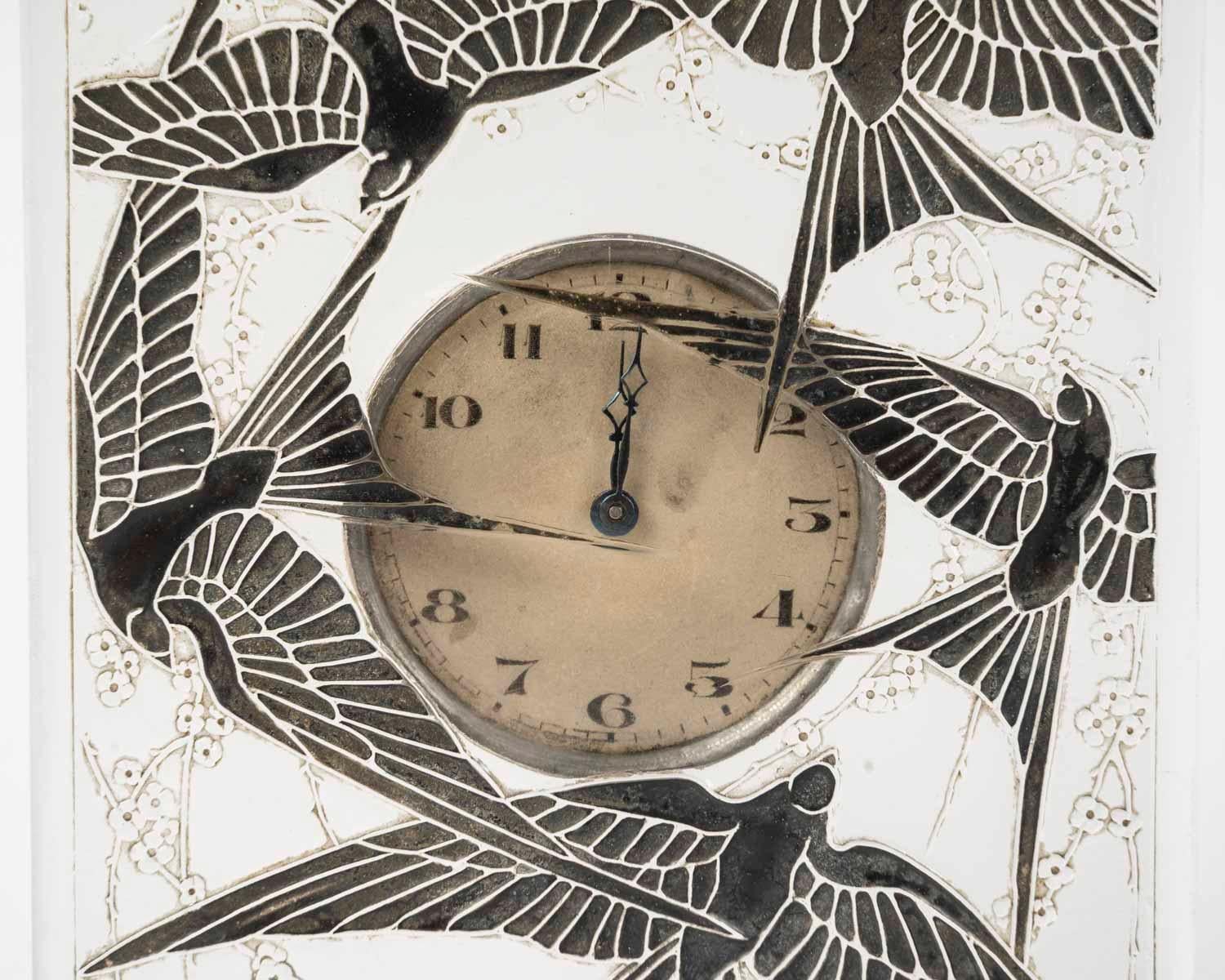 René Lalique (1860-1945), Reloj de cristal 
