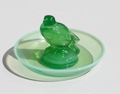 Ren Lalique "1860-1945" "Moineau" Cendrier Marcilhac NO. 284