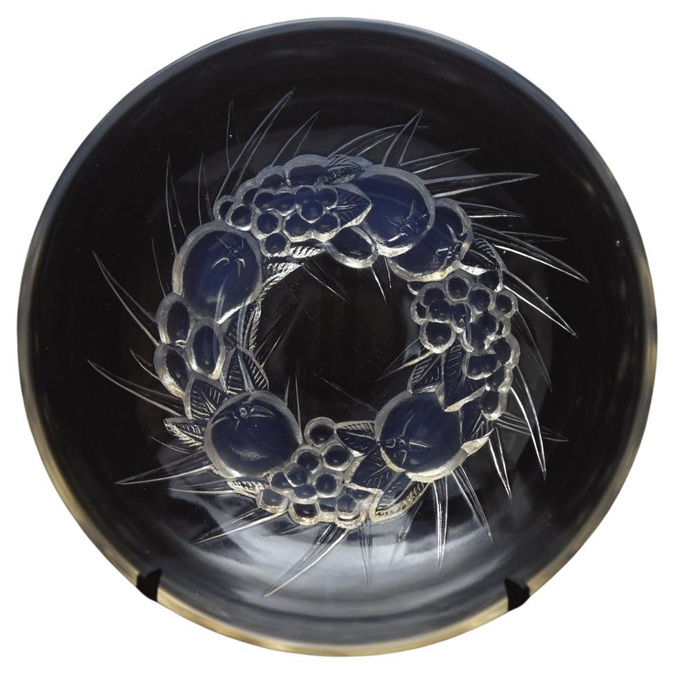 René Lalique (1860-1945) : Coupe "MONT DORE" (1928), Chef-d'œuvre