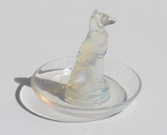 René Lalique '1860-1945' Opalescent Glass Cendrier
