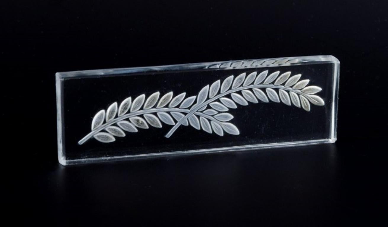 French René Lalique (1860-1945), set of ten knife rests. Model 