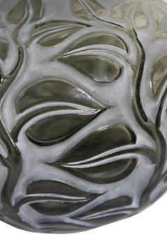 René Lalique "Sophora" a Grey Glass Vase