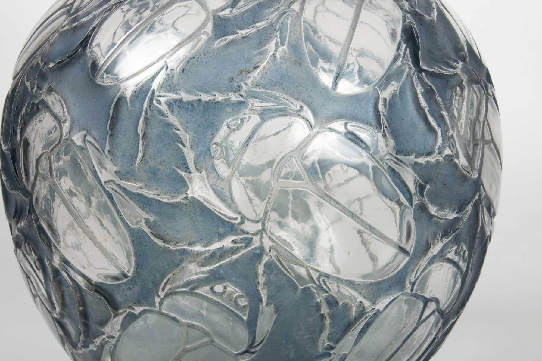 Vetro soffiato René Lalique, Vaso Gros Scarabée, '1923'