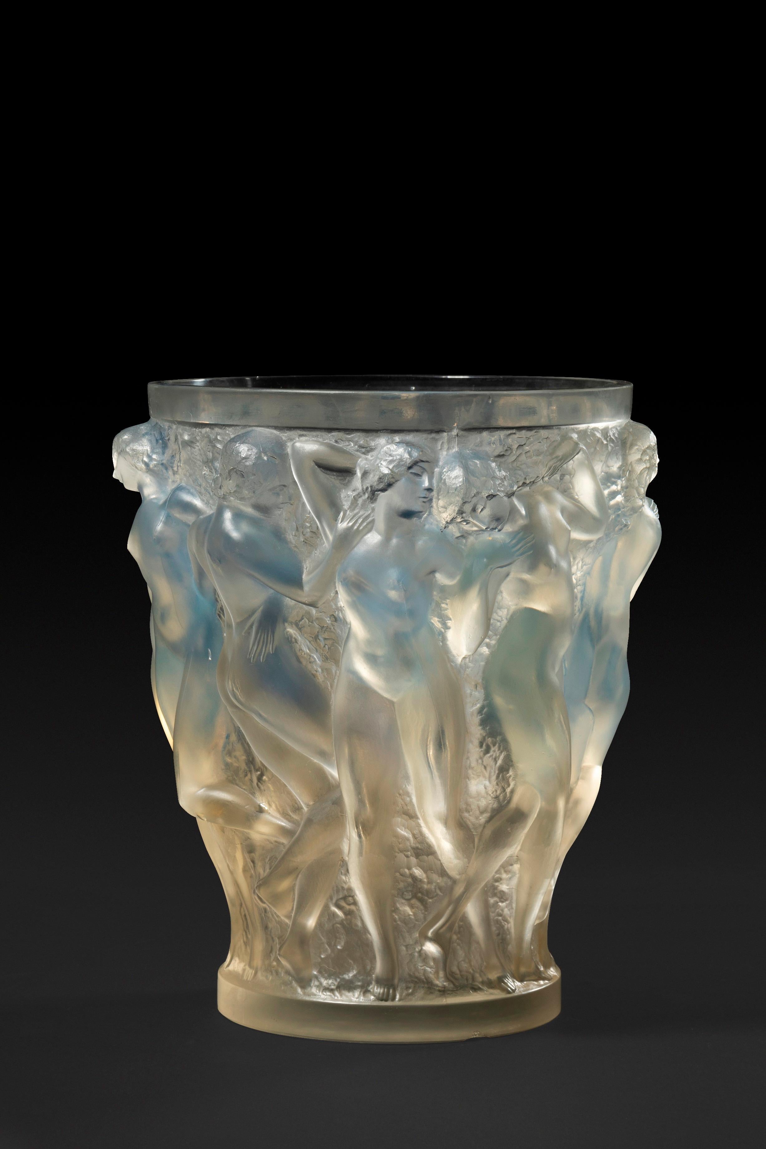 Stampato René Lalique (1860-1945) Vaso les 