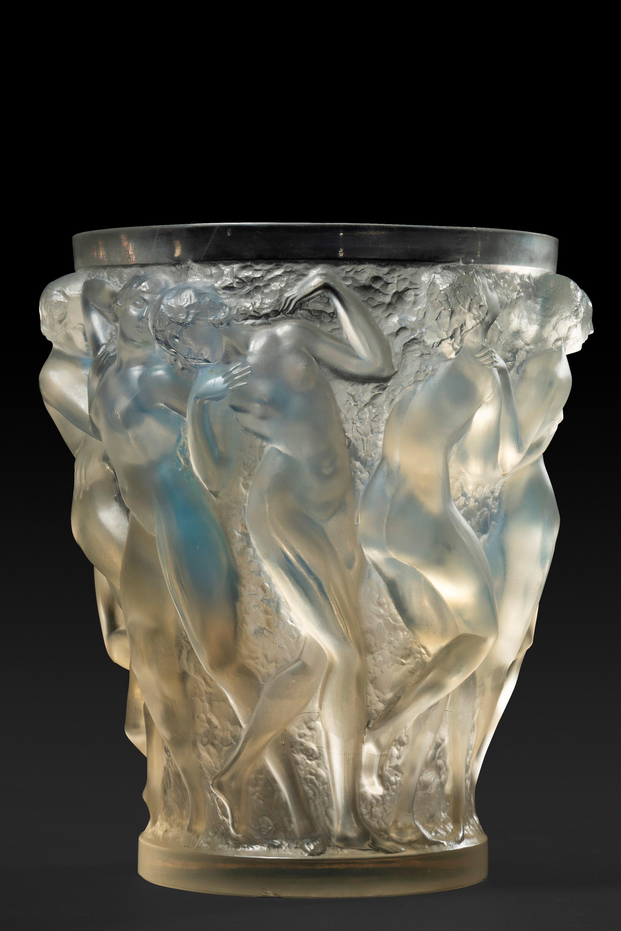 Vetro artistico René Lalique (1860-1945) Vaso les 