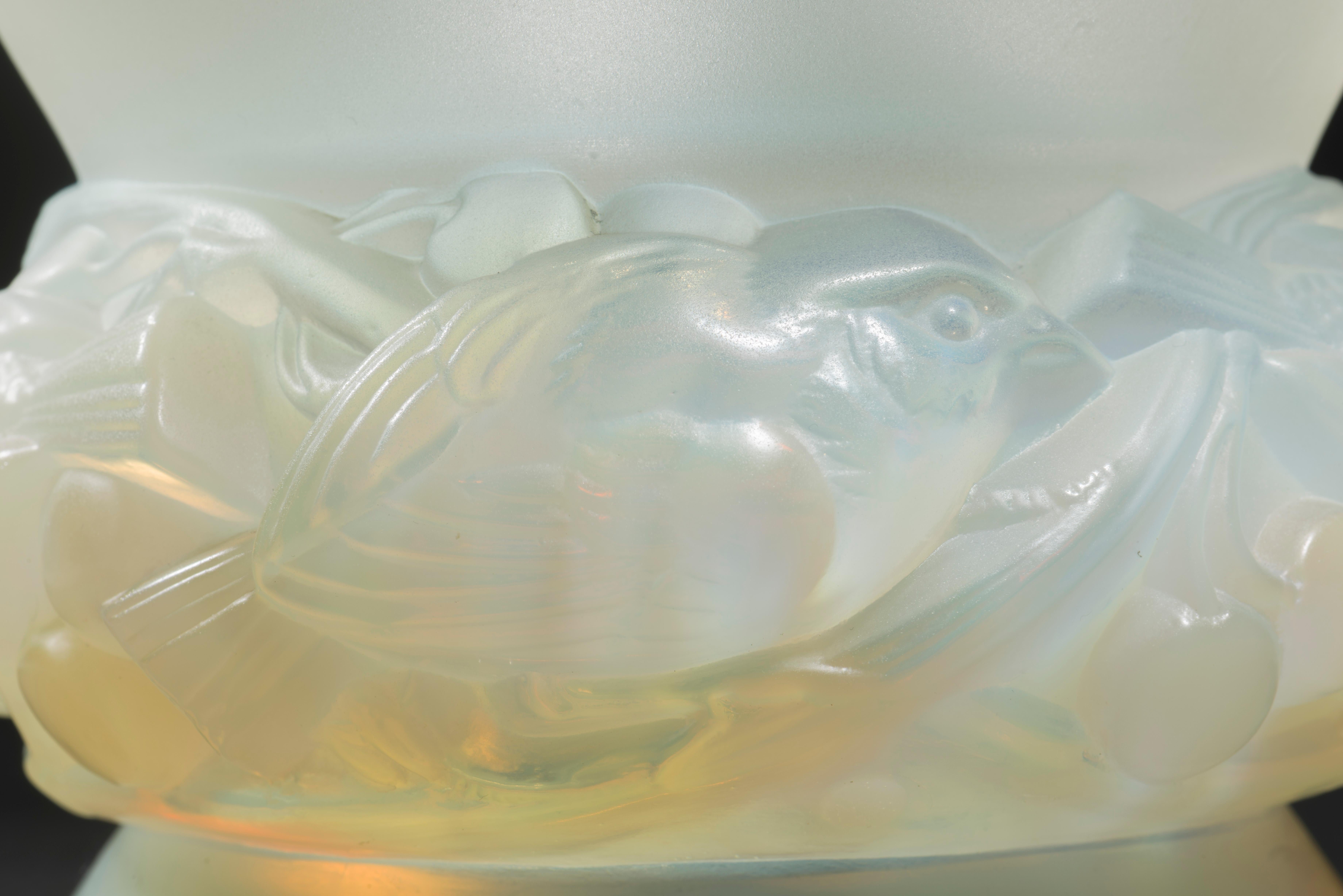 Vetro artistico RENE LALIQUE (1860-1945) Vaso 