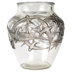 René Lalique, 1919 Vase à hirondelles