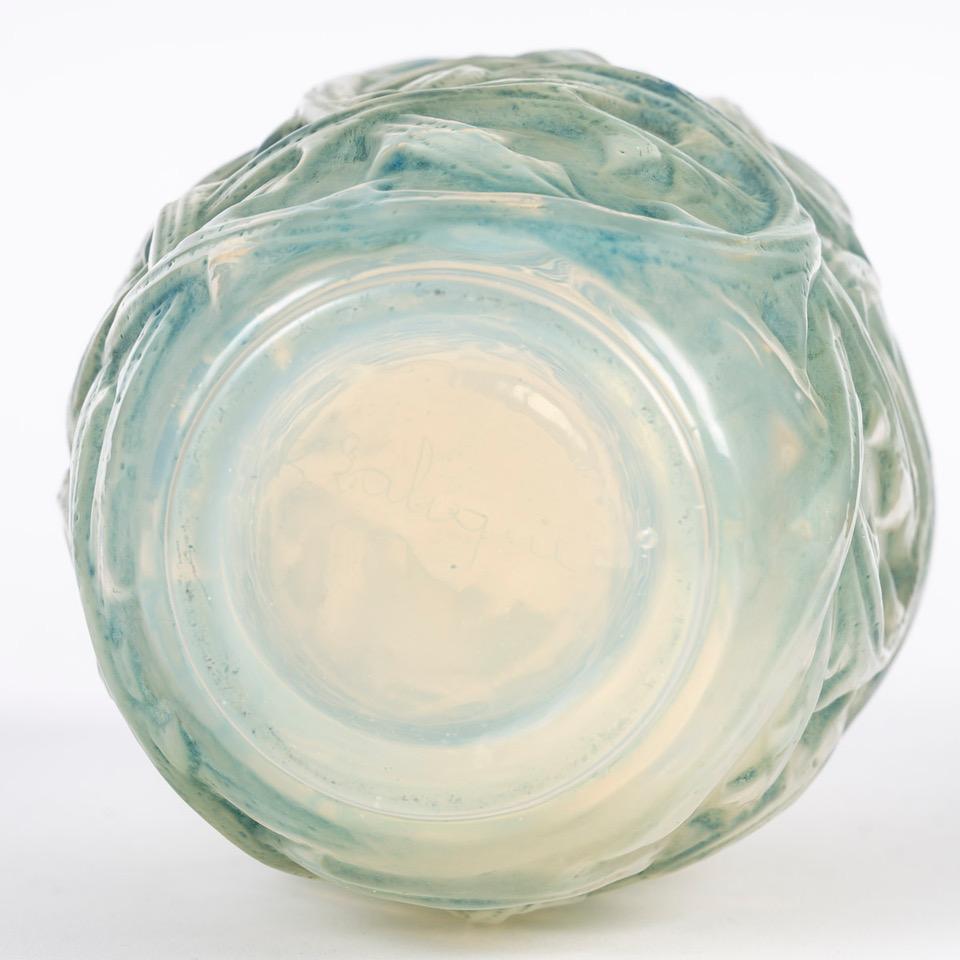 20th Century René Lalique -1921- Ronces Opalescent Vase