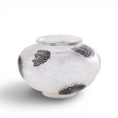 René Lalique 1923 Signed Dahlias Vase