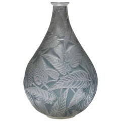 Antique René Lalique, 1923, Vase "Sauge"