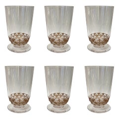 René Lalique 6 verres Pouilly
