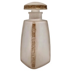 René Lalique a glass perfume bottle Fleurettes N°2 for Maison Lalique, ca. 1919