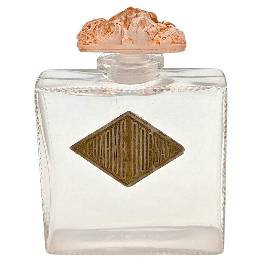 René Lalique a glass perfume bottle Fleurs de France for D’Orsay, ca. 1919