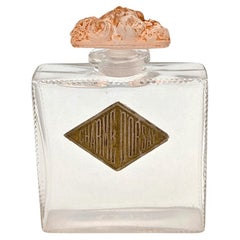 René Lalique a glass perfume bottle Fleurs de France for D’Orsay, ca. 1919