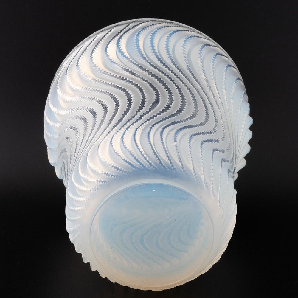 Art Glass Rene Lalique Actinia Vase Designed 1934 Marcilhac 10-889