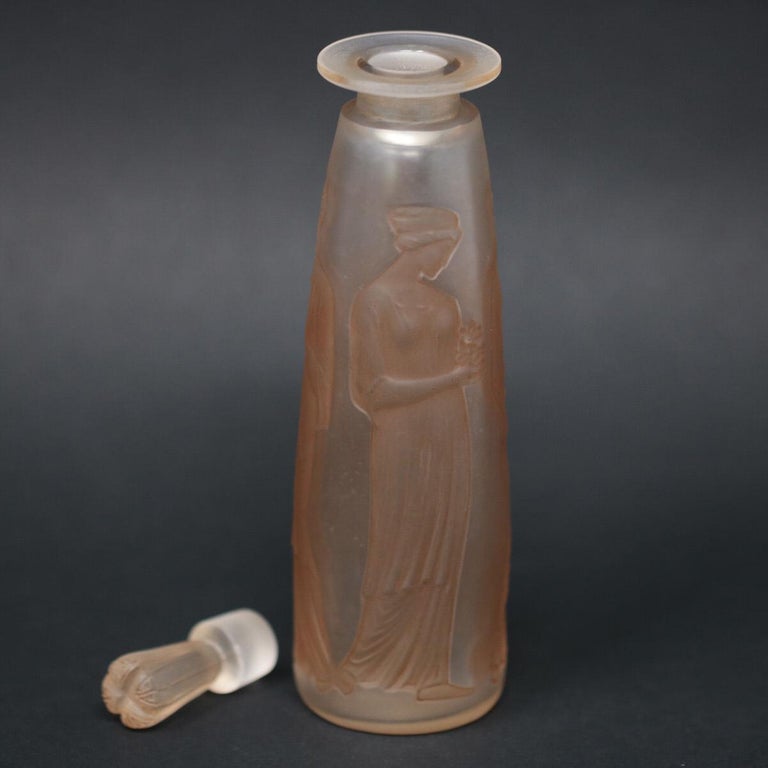 René Lalique Ambre Antique Glass Perfume Bottle at 1stDibs