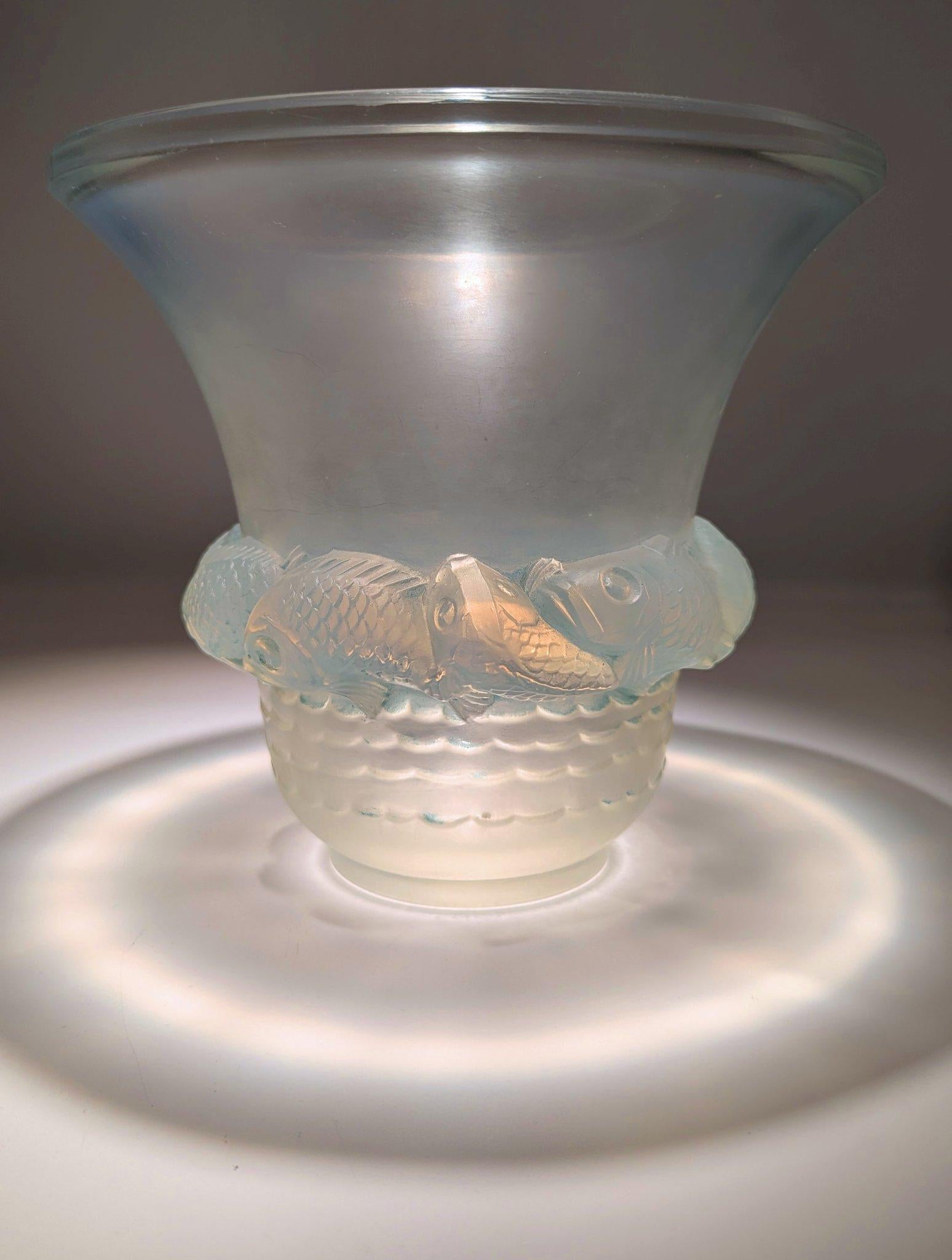 René Lalique eine opalisierende Vase 