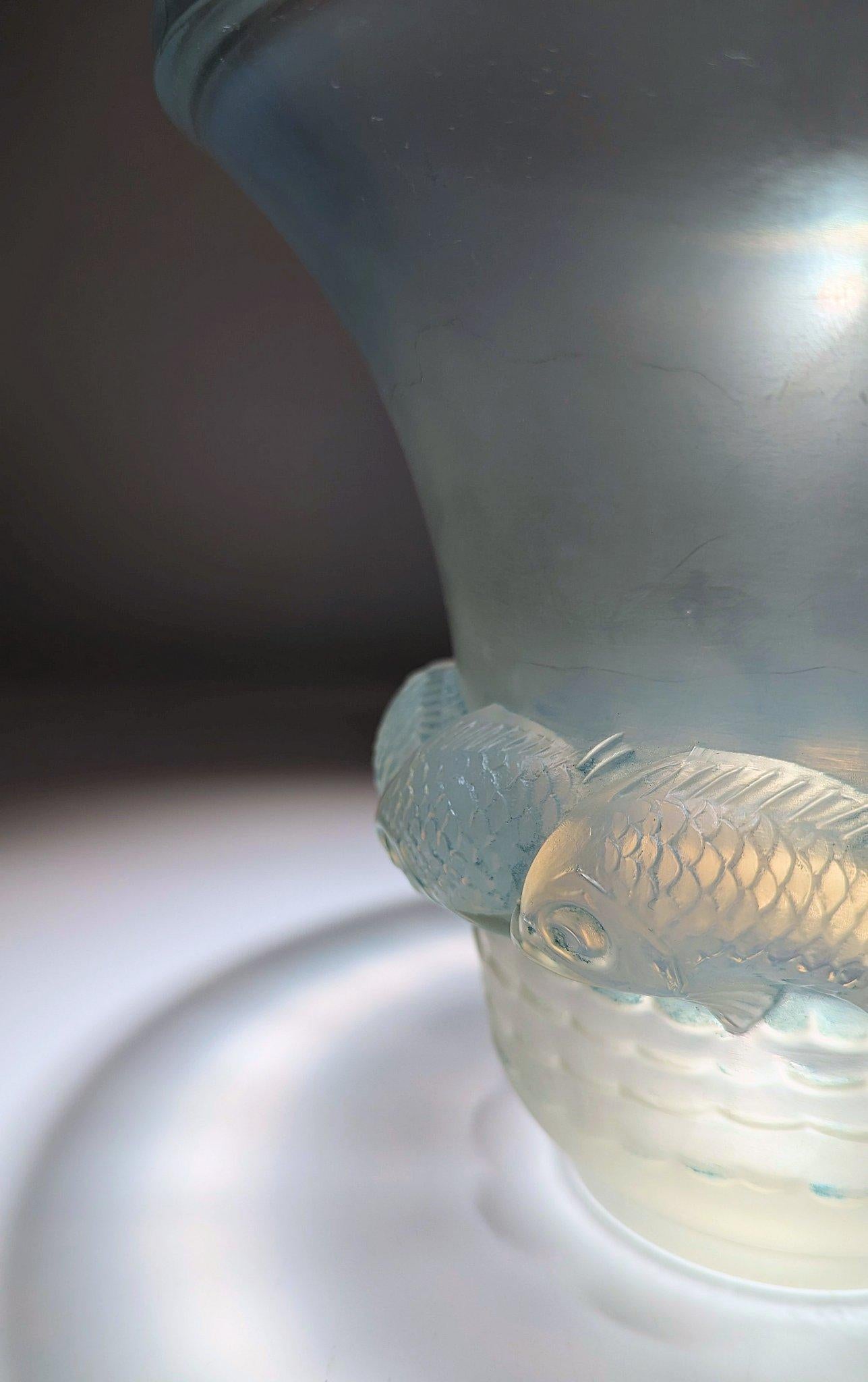 René Lalique eine opalisierende Vase 