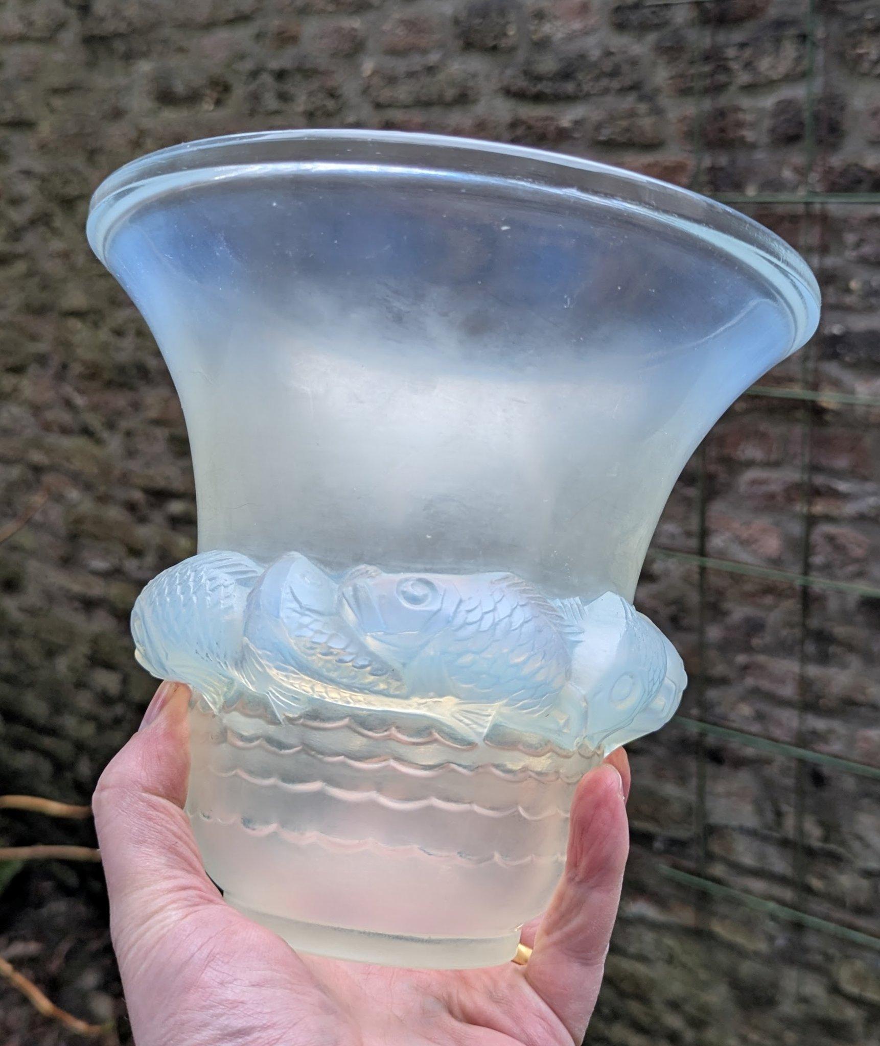 René Lalique eine opalisierende Vase 