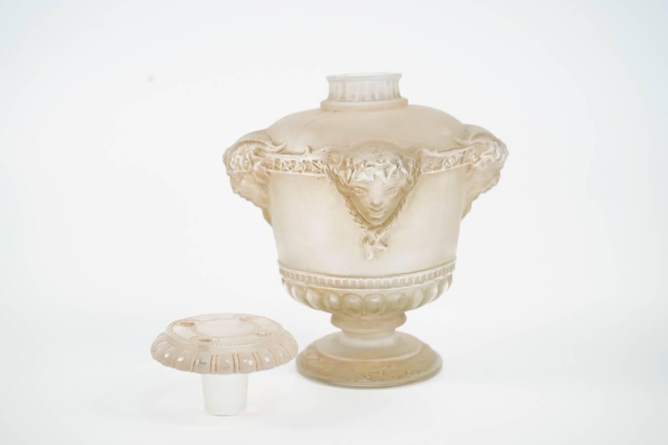European Rene Lalique and Guerlain Scent Bottle Bouquet De Faunes