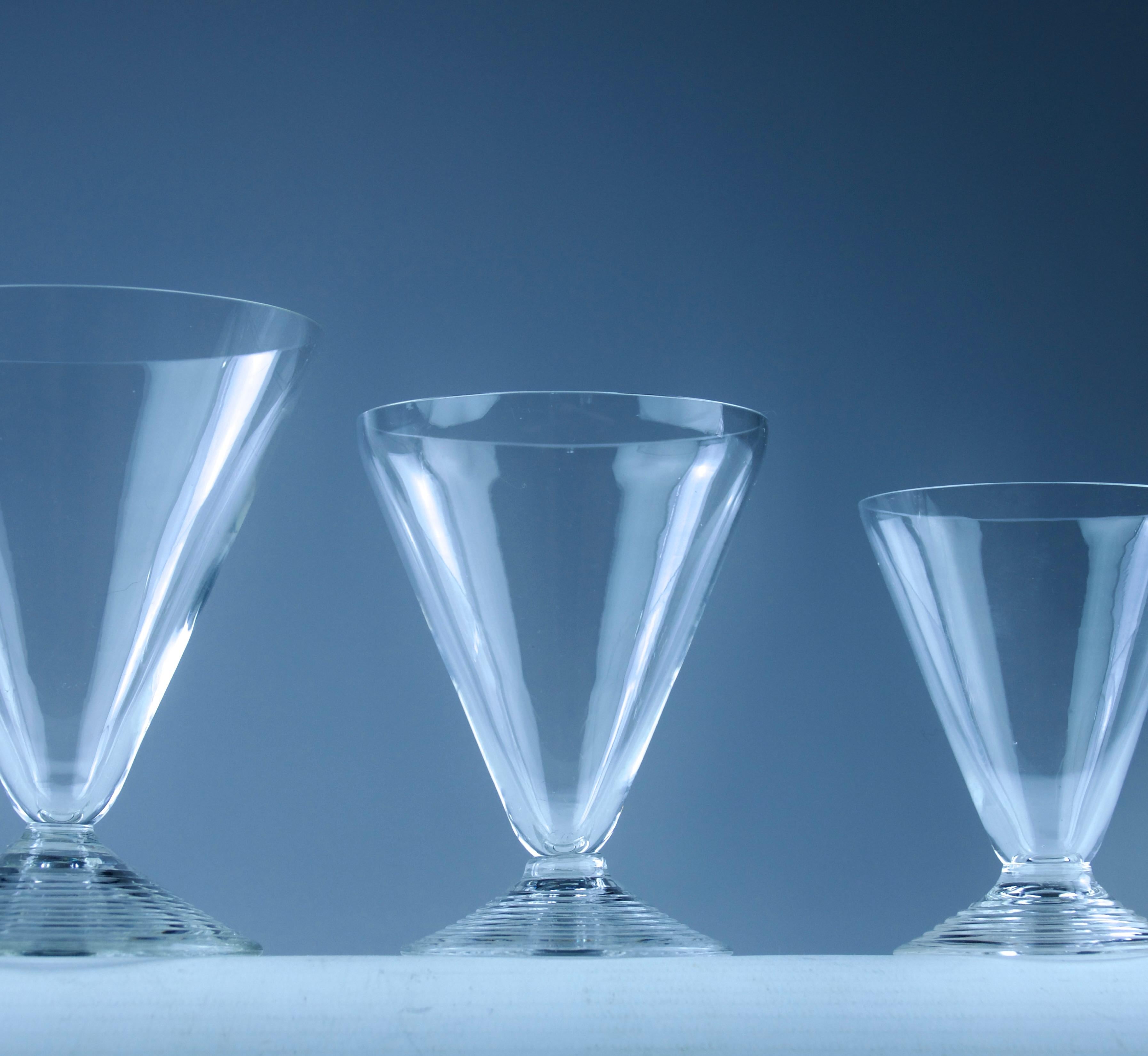 René Lalique, Servizio di vetro Arbois (43 pezzi), Art Deco francese 1937 in vendita 3