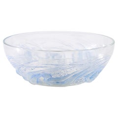 Cuenco de cristal opalescente «Calypso» de René Lalique, estilo Art Déco
