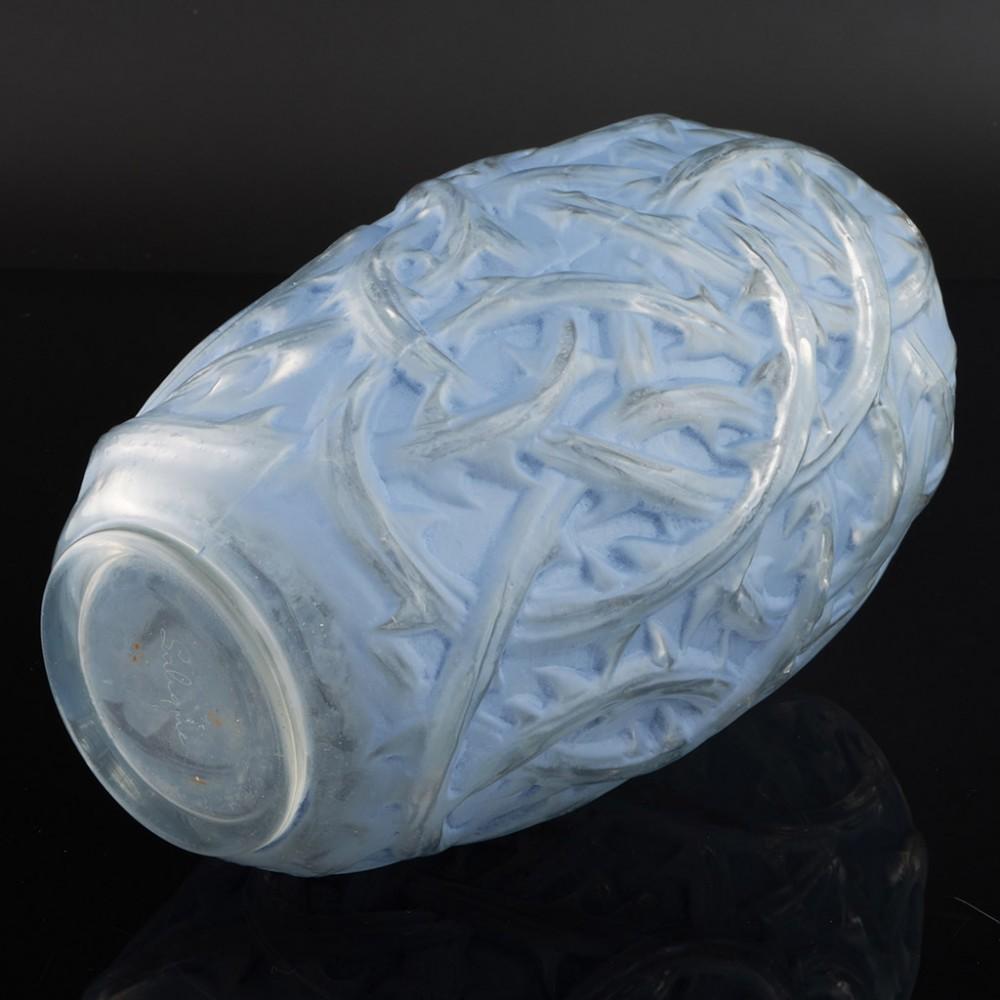 Rene Lalique Art Deco Ronces Vase  In Excellent Condition In Forest Row, East Sussex