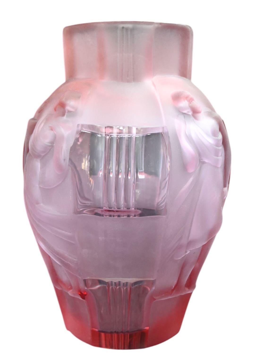 XX secolo Vaso Art Deco di Rene Lalique in vendita