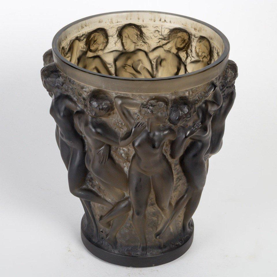 Glass René Lalique: Bacchantes vase, circa 1927 For Sale