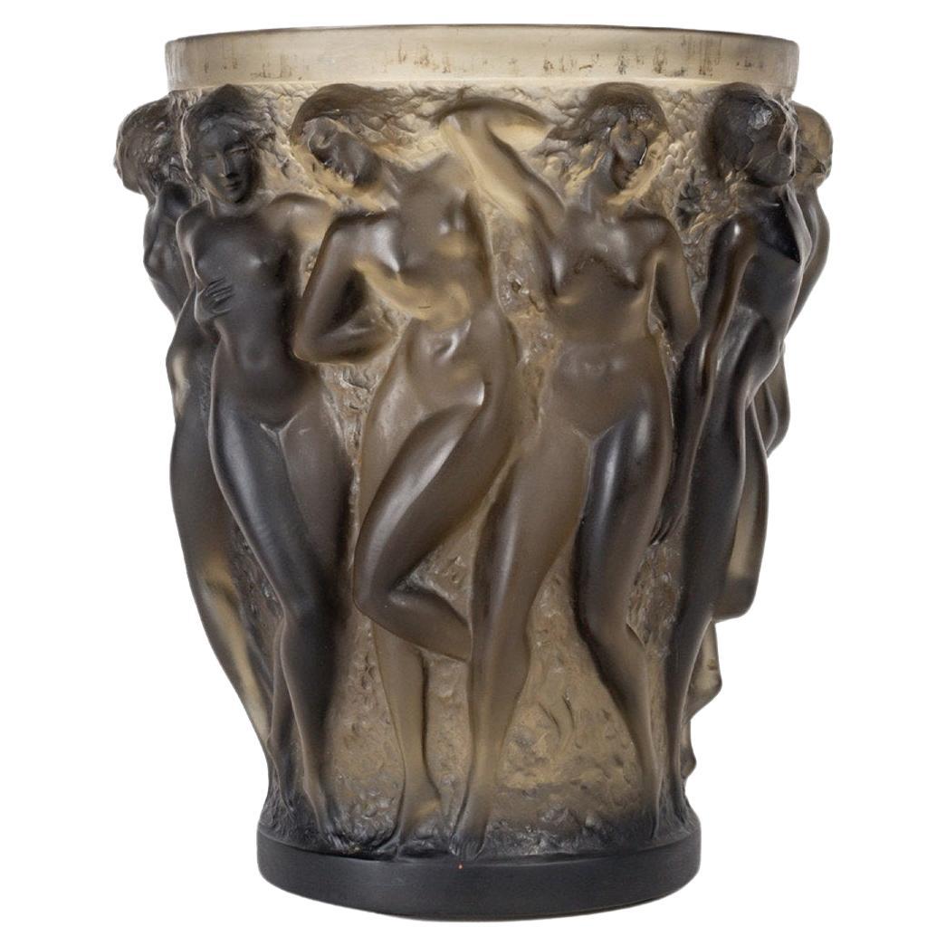 René Lalique: Bacchantes vase, circa 1927 For Sale