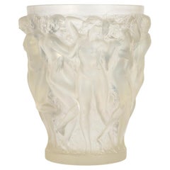 René Lalique - Vase "Bacchantes" en verre opalescent