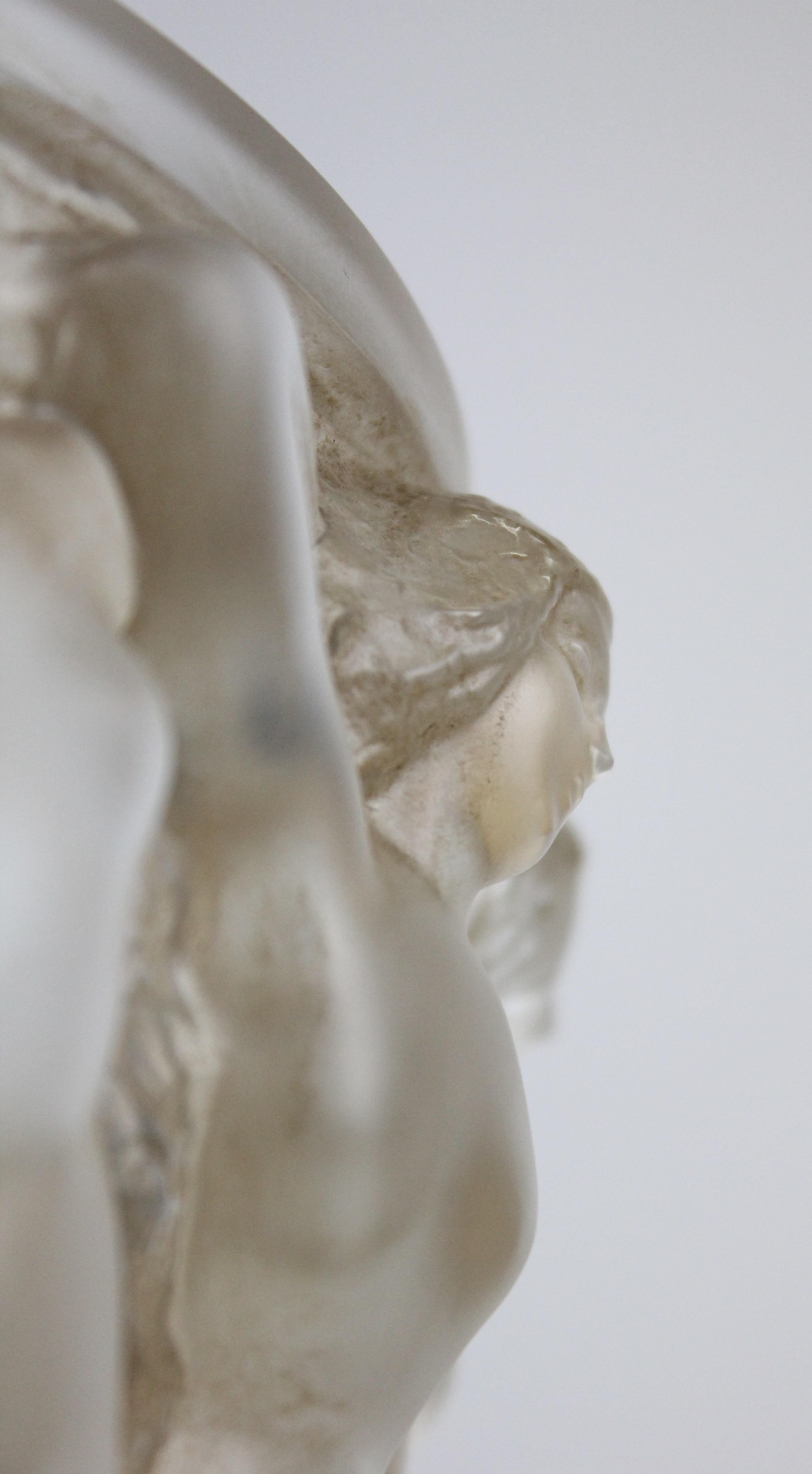 René Lalique Bacchantes Vase:: Sepia gebeizt 3