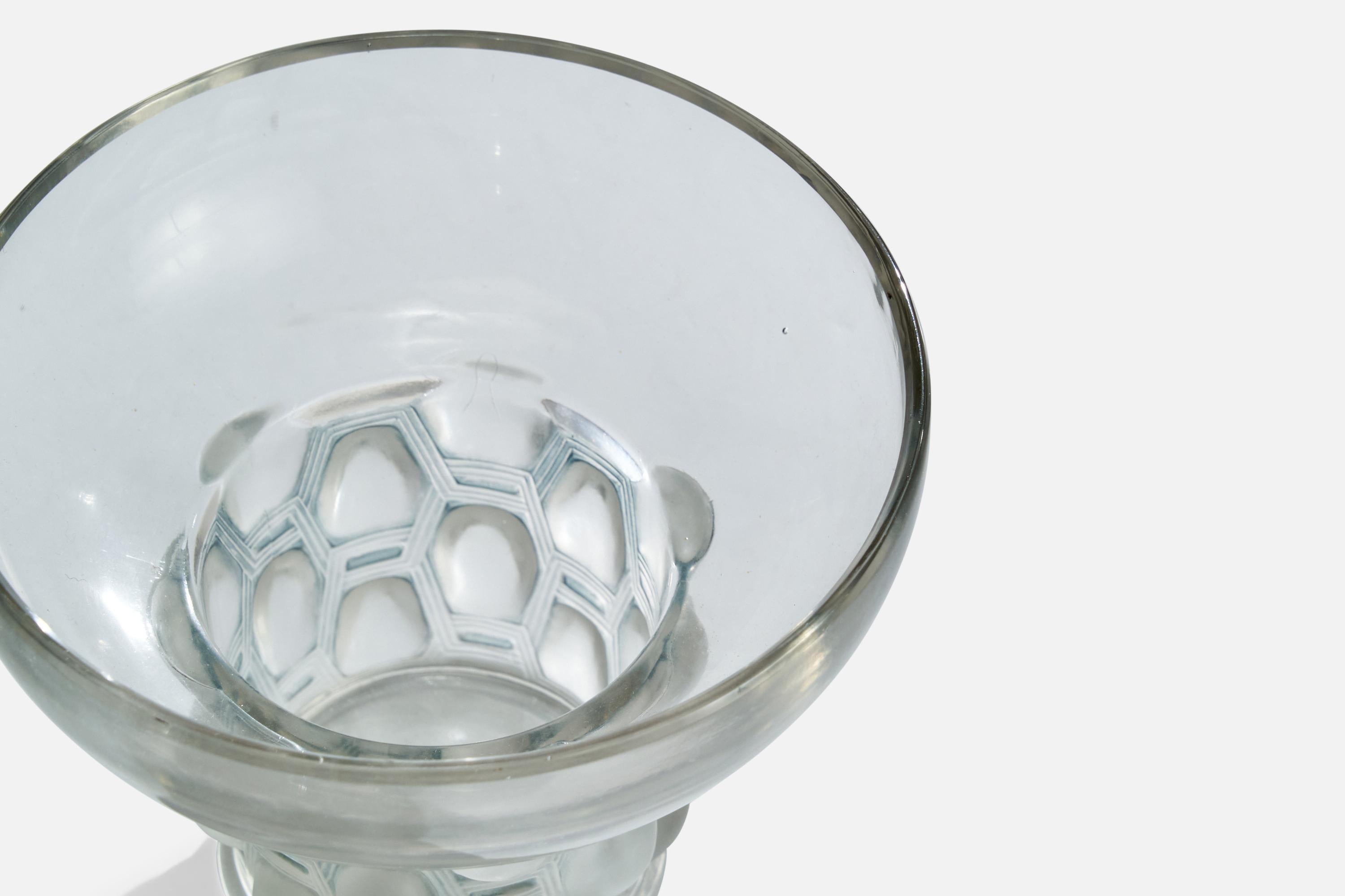 French René Lalique, Beautreillis Vase, Glass, France, 1927 For Sale