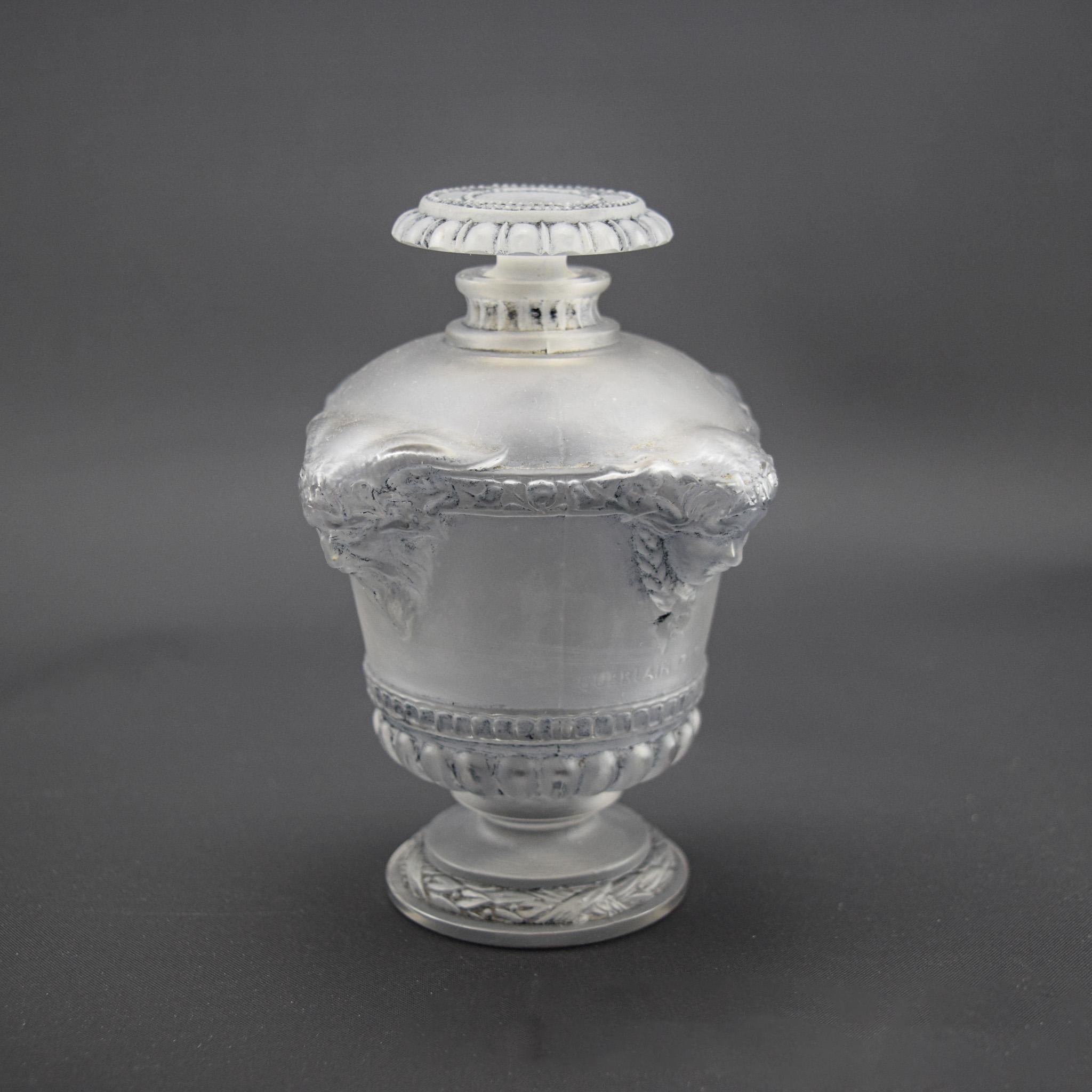 French Rene Lalique Bouquet de faunes perfume bottle C1925