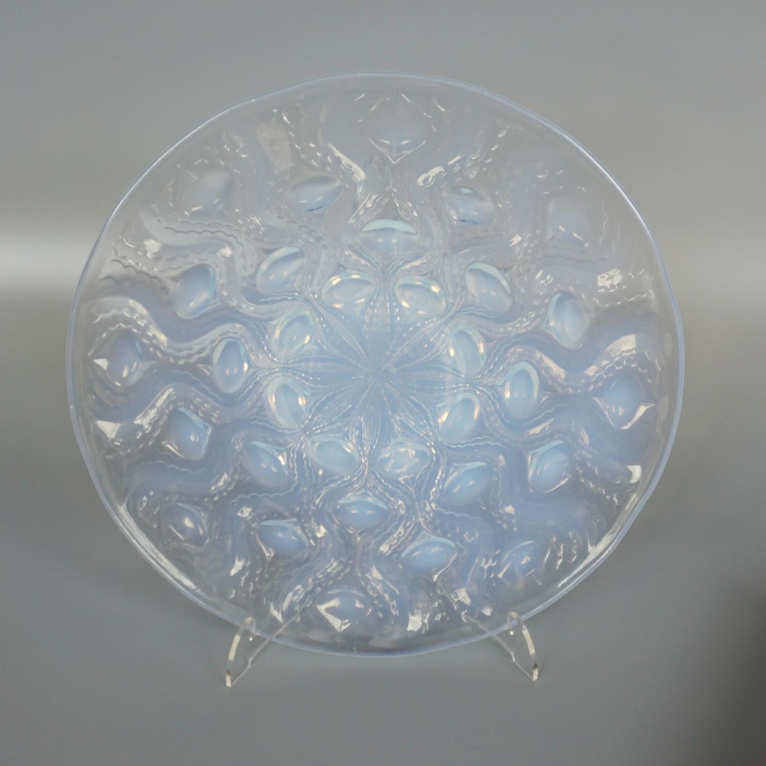 lalique glass plate