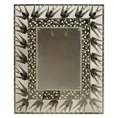 Rene Lalique: Cadre or Frame "Muguet et Hirondelles", 1926