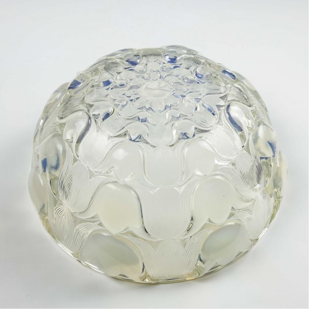 Art Deco Rene Lalique Campanules Bowl For Sale