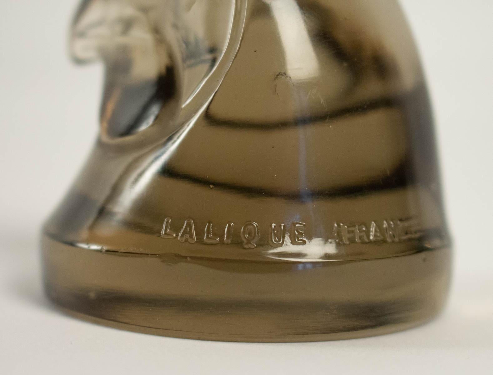 Blown Glass Rene Lalique Car Mascot 