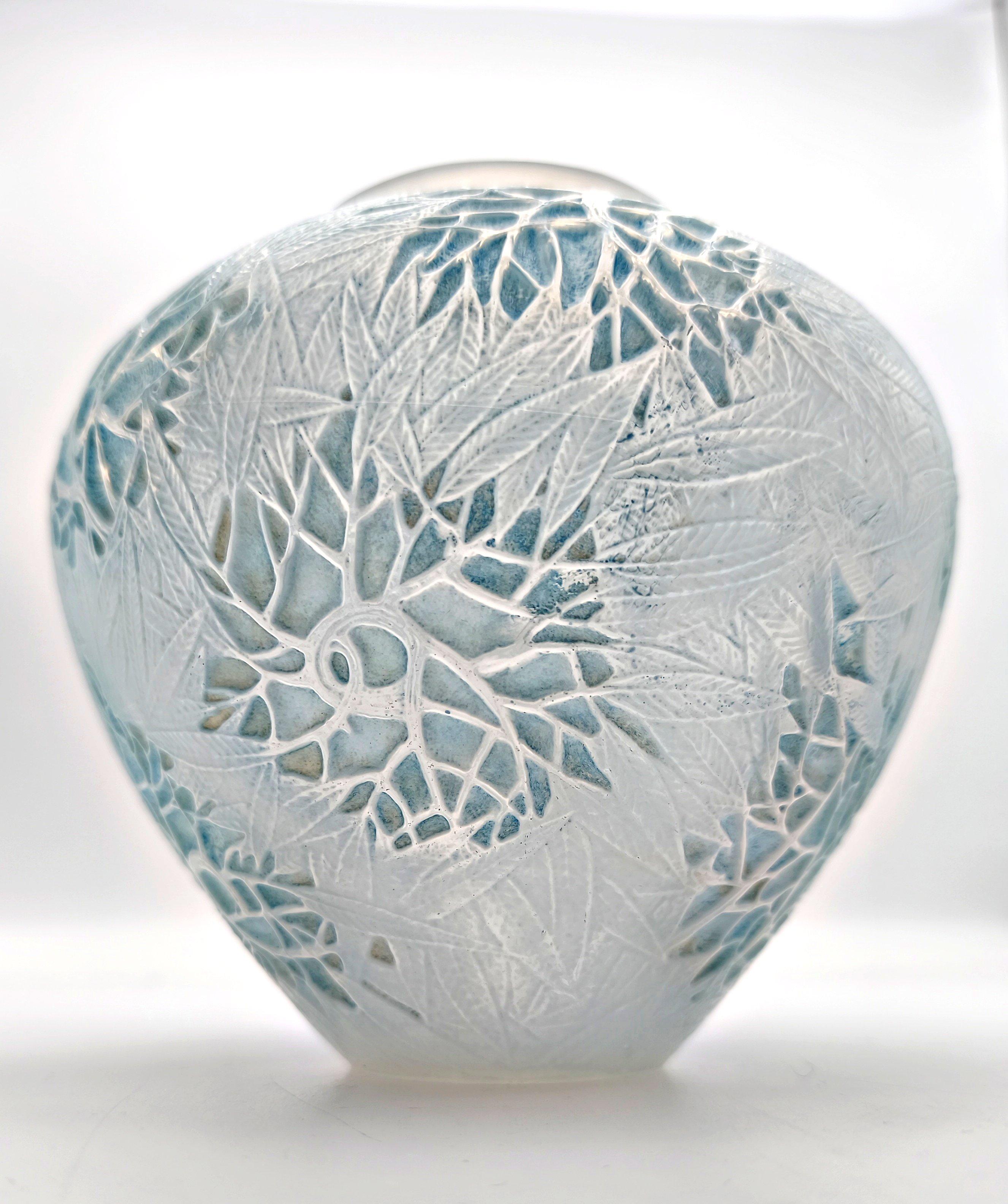 Jarrón art déco opalescente 