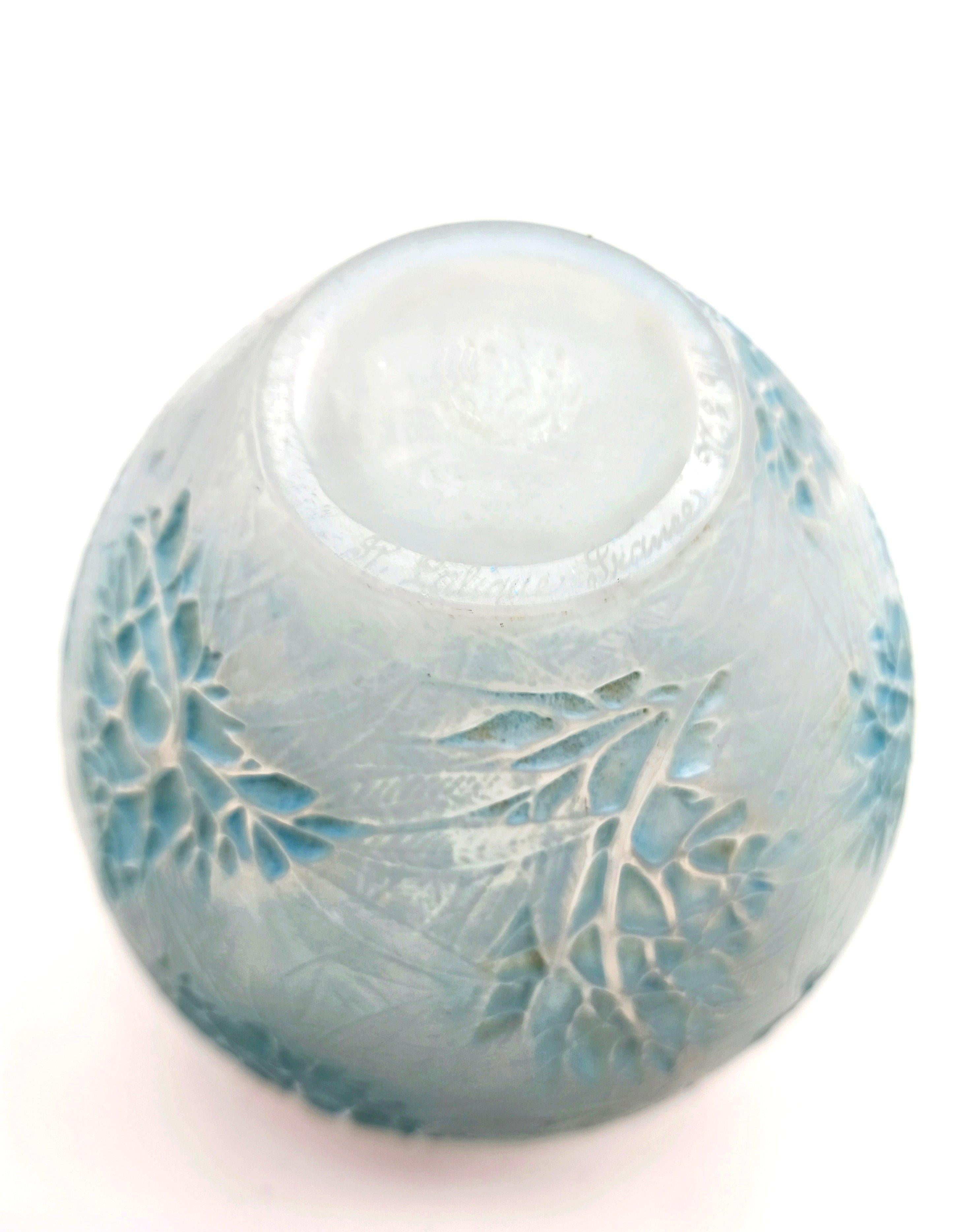 Jarrón art déco opalescente 