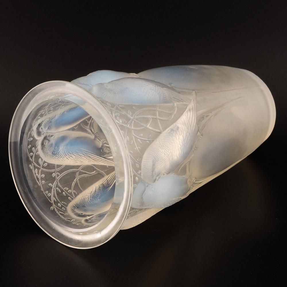 Inizio XX secolo Vaso Ceylan di Rene Lalique disegnato nel 1924 - Marcilhac 905