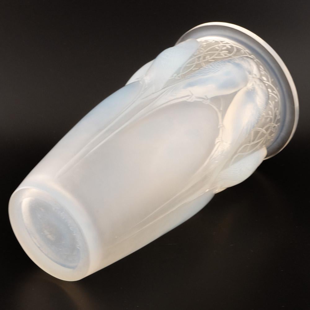 Art Glass Rene Lalique Ceylan Vase Designed 1924 – Marcilhac 905
