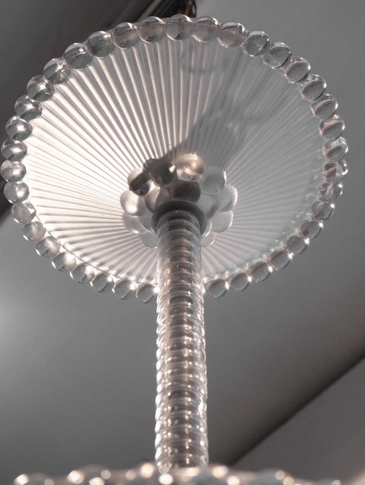 European Rene Lalique Chandelier Perles