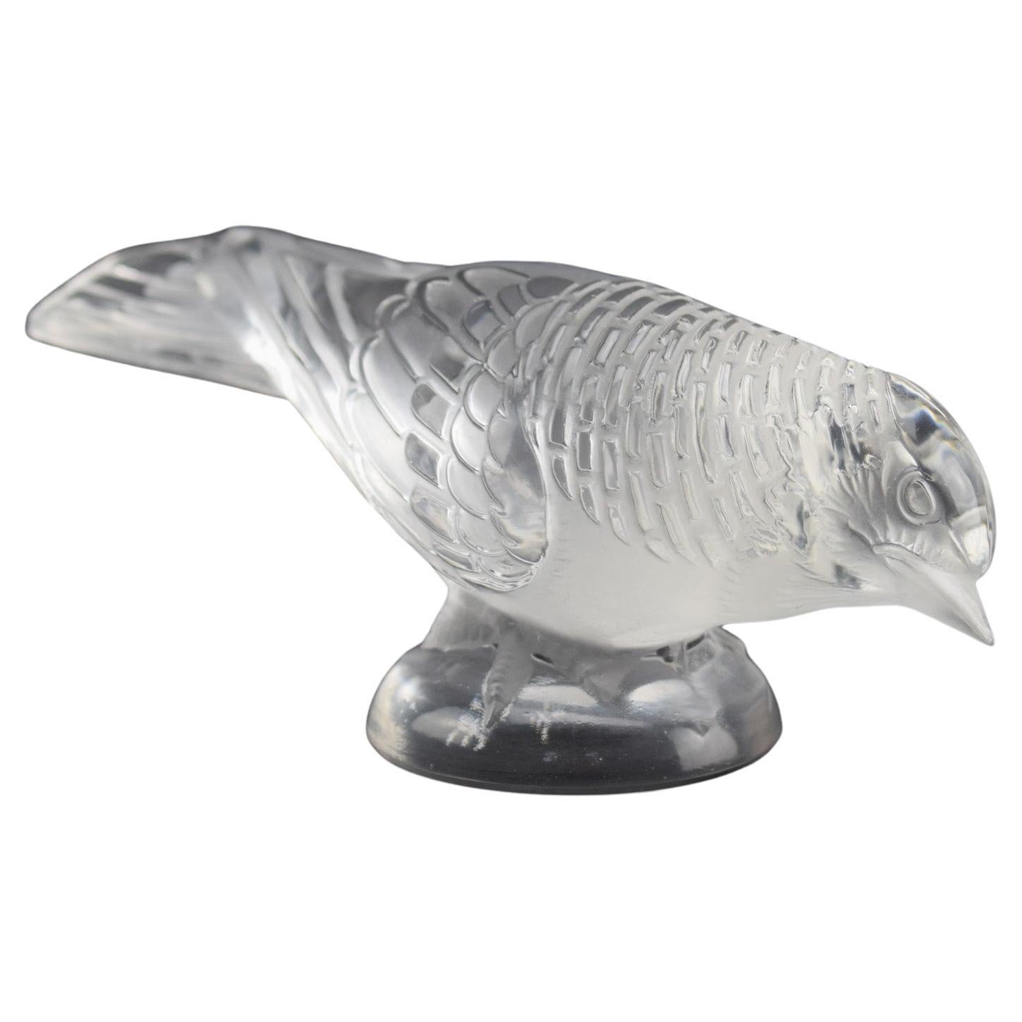 Pisapapeles Rene Lalique Chardonneret Timide C1931 Jilguero