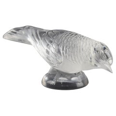 Pisapapeles Rene Lalique Chardonneret Timide C1931 Jilguero